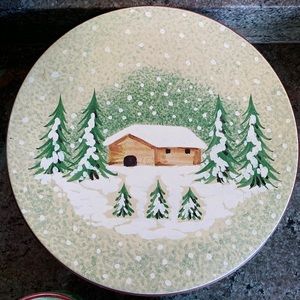 The Cellar Log Cabin set of 3 nesting tins & lids